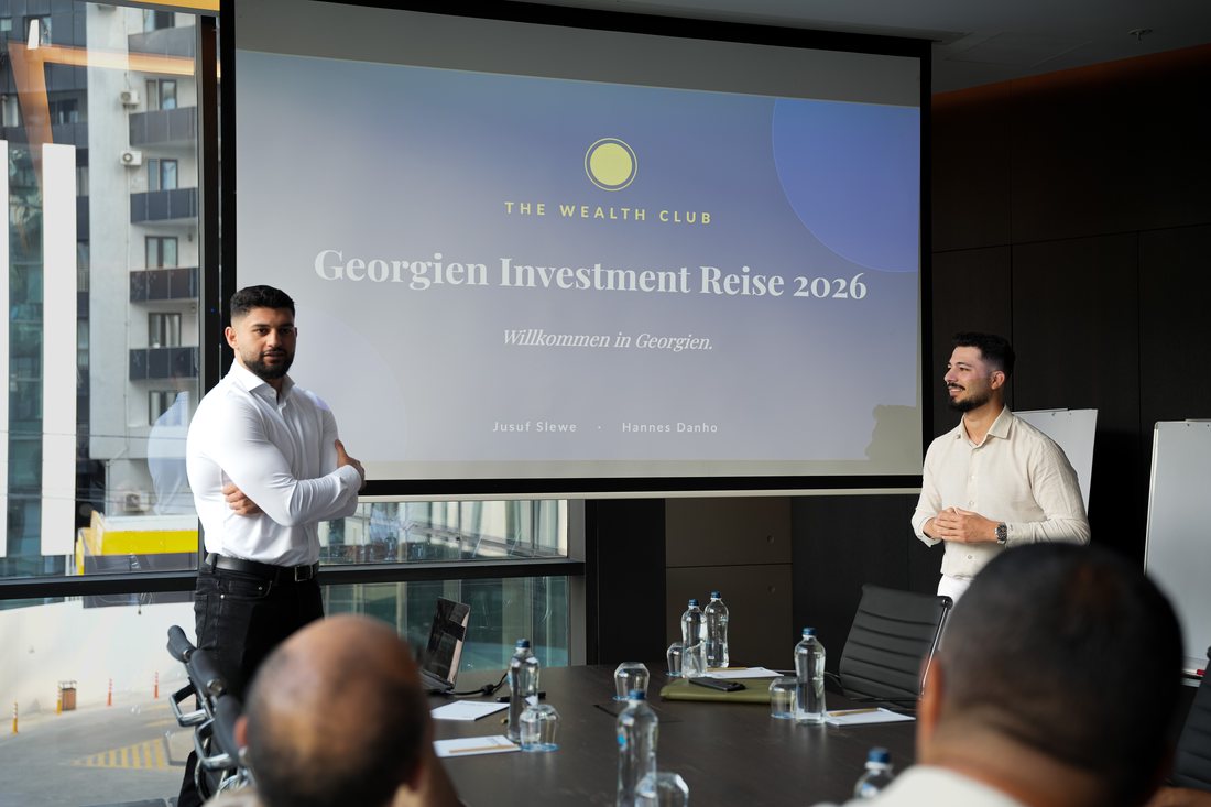 Auftakt der Investorenreise mit Hannes Danho und Jusuf Slewe